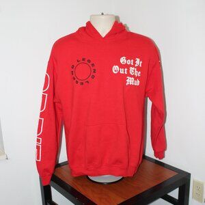 rue 21 Red Men's Hoodie Skeleton Hand